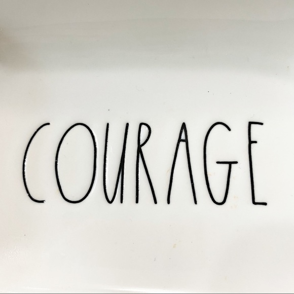 Rae Dunn Courage Dish Artisan Collection by Magenta Small Trinket Jewelry Tray - Picture 4 of 7